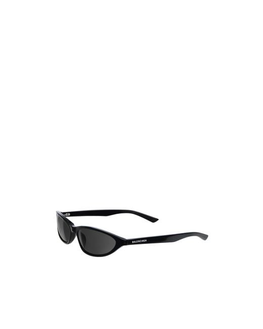 Balenciaga White Eyewear Cat-Eye Frame Sunglasses