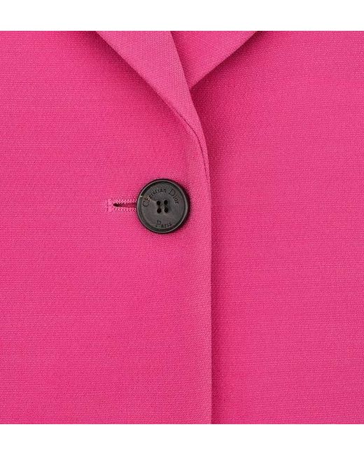 Dior Pink Fitted Jacket