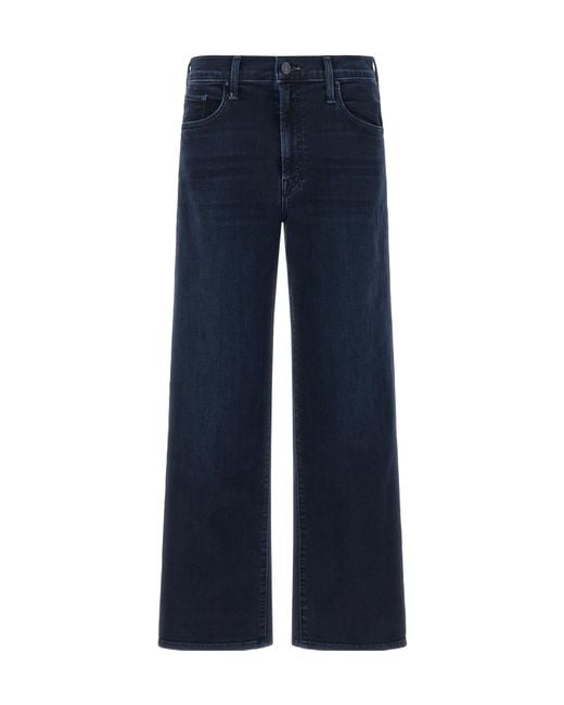 Mother Blue 'The Mid Rise Rambler Zip Ankle' Jeans