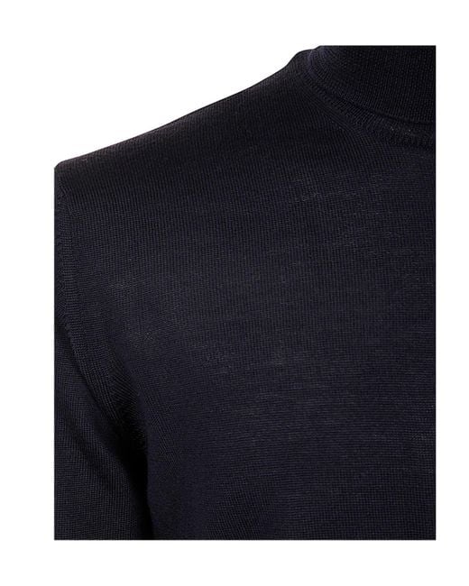 Nuur Blue Turtleneck Sweater for men