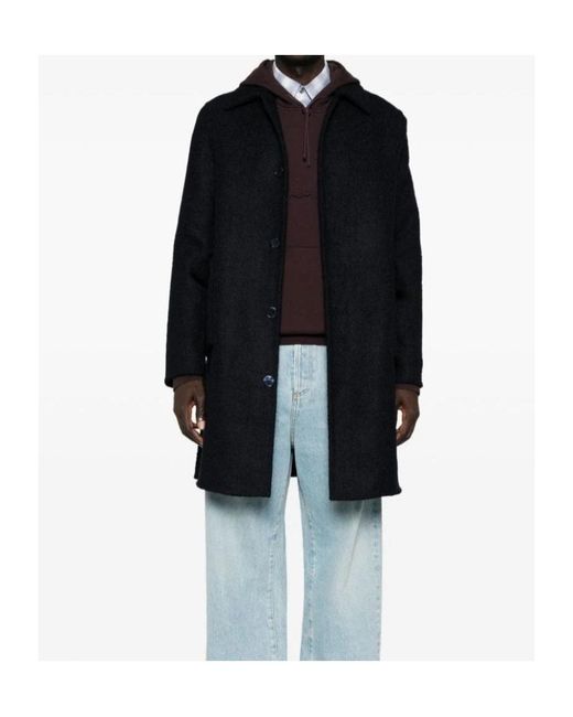 Givenchy Black Lapel Long Sleeve Coat for men