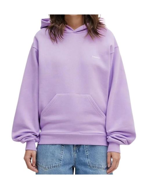 Coperni Purple Hooded Pouch Top