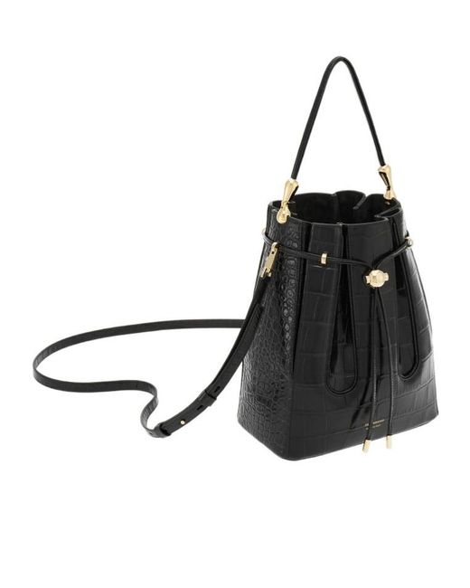 Ferragamo Black Drawstring Shoulder Bag