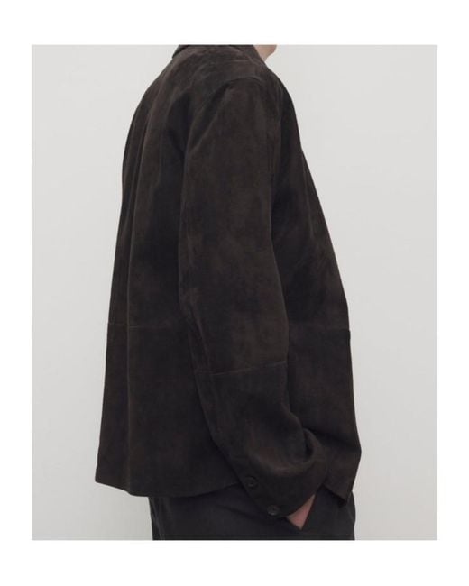 The Row Black Ulrich Jacket for men