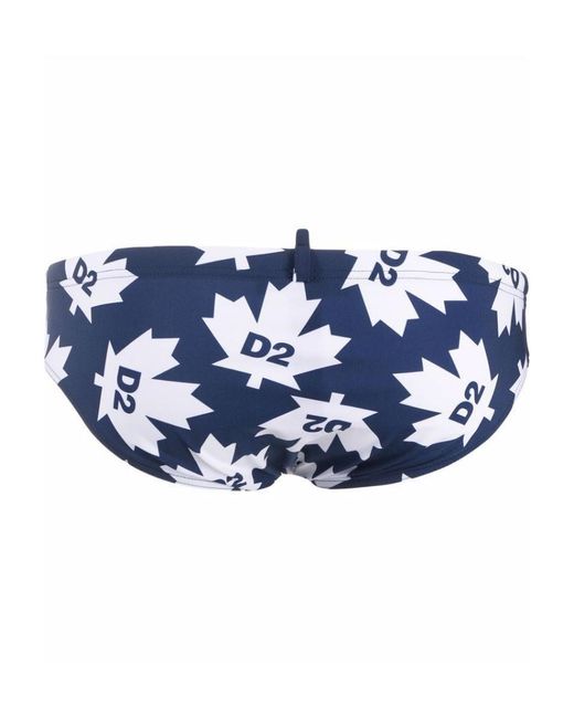 DSquared² Blue Logo Swimming Trunks for men