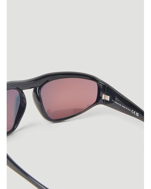 Moncler Pink Eyewear Pentagra Geometric Sunglasses for men