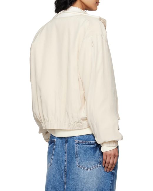 Helmut Lang Natural Stitched Double-Sided Jacket