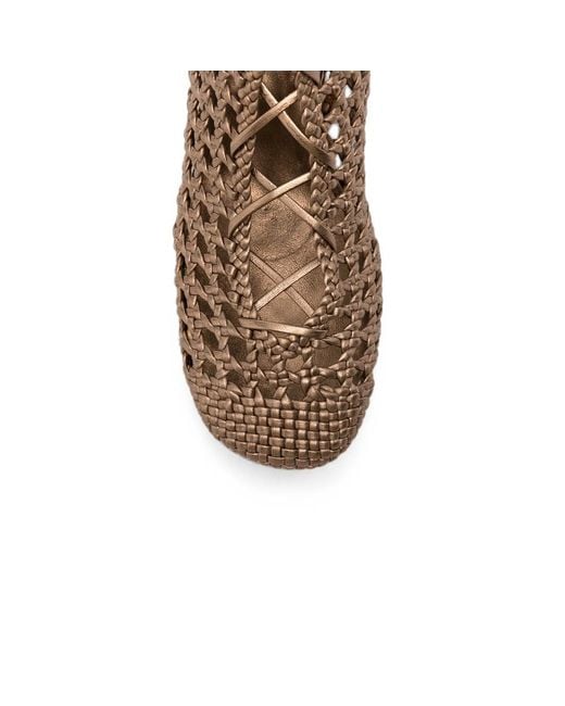 Forte_forte Brown Round-Toe Ankle Boots
