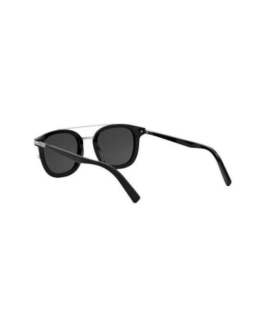 Dior Metallic Eyewear Blacksuit S14I Square Frame Sunglasses for men