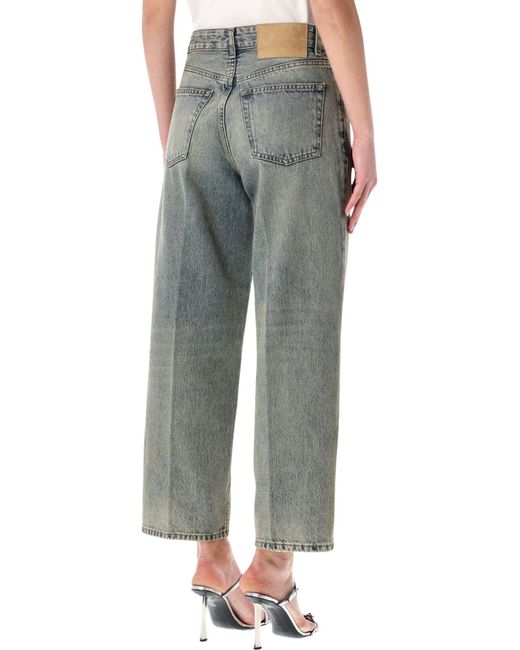 Haikure Gray Betty High-Rise Straight Jeans