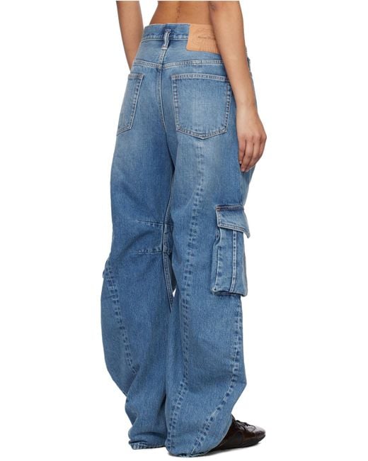 Acne Blue Loose Jeans