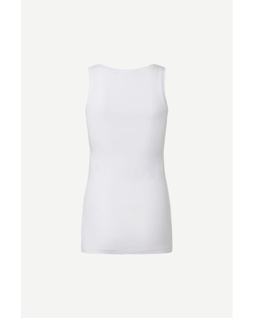 Samsøe & Samsøe White Crew Neck Vest