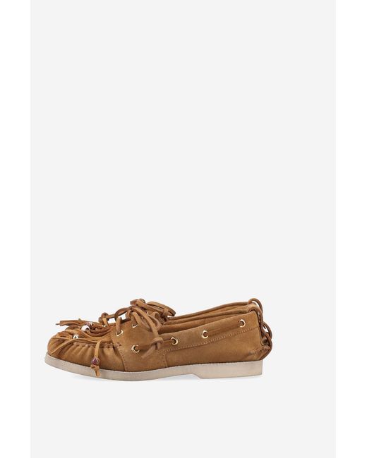 Golden Goose Deluxe Brand Brown Cruise Fringed Loafers