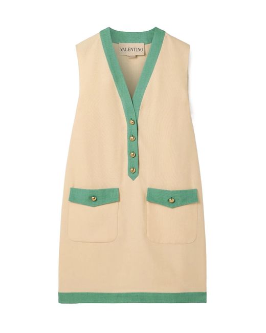Valentino Green Sleeveless Dress