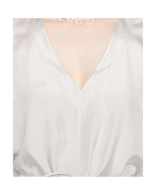 Forte Forte White Habotal Silk Maxi Dress