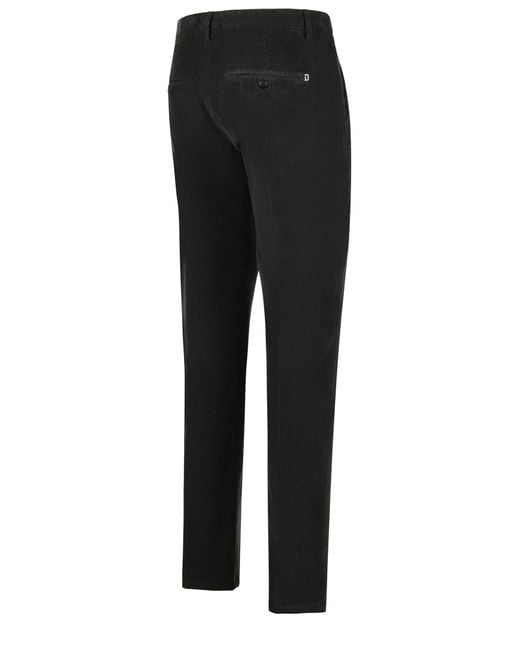 Dondup Black Tailored Pants for men