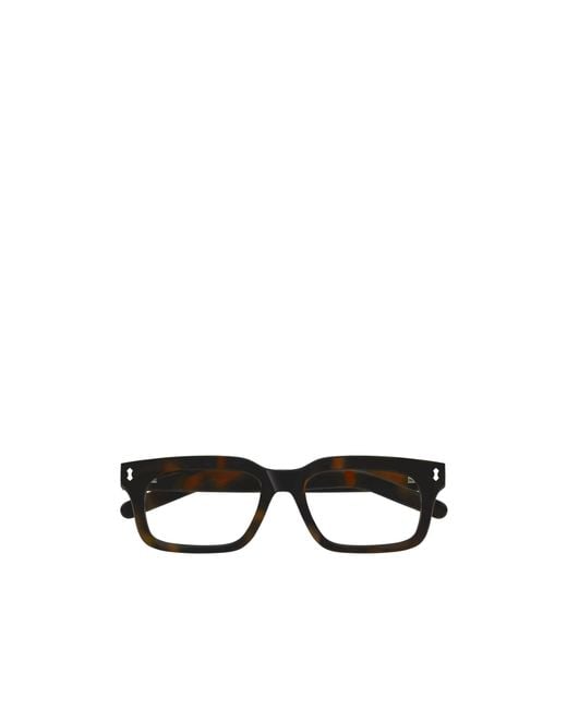 Gucci White Eyewear Rectangular Frame Glasses