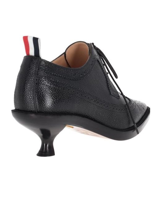 Thom Browne Black Pointed High Heels