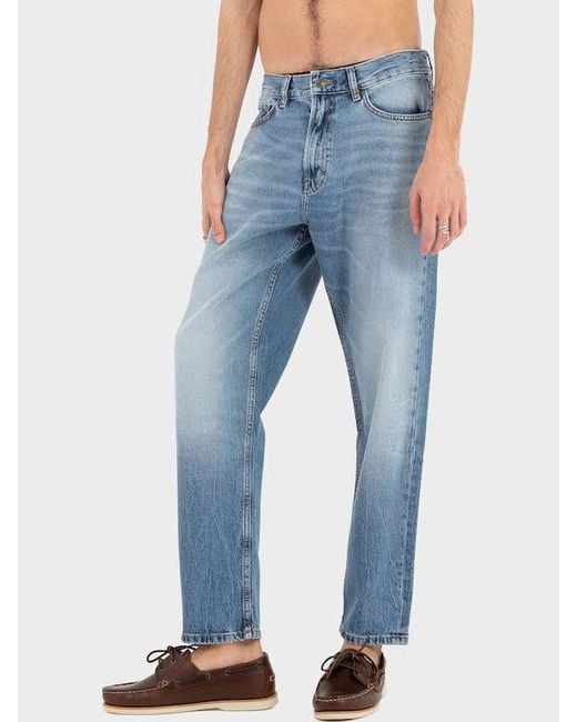 Boss Blue Belt Loop Jeans for men