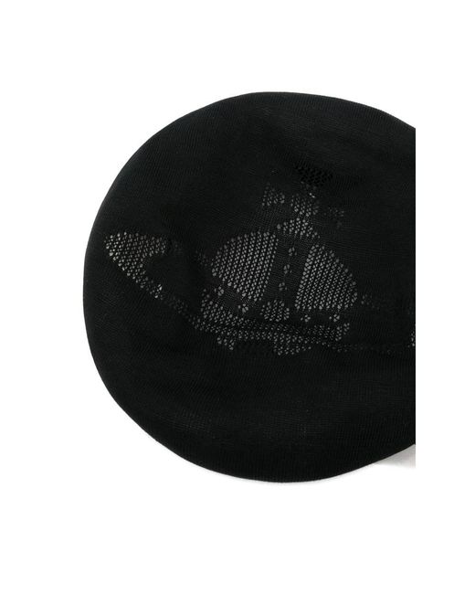 Vivienne Westwood Black Thermo Beret