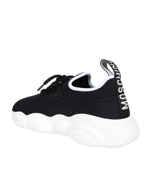 Moschino Black Logo Sneakers for men