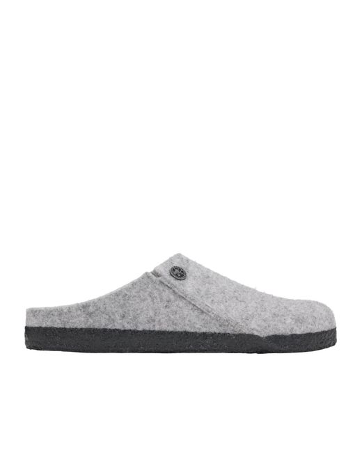 Birkenstock White Zermatt Slip-On Slippers