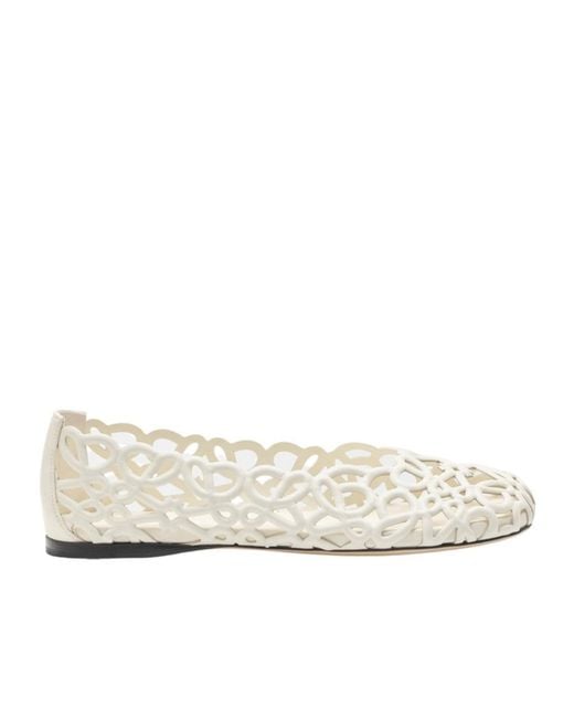 Loewe Natural Petal-Shaped Character Puzzle Ballet Slippers