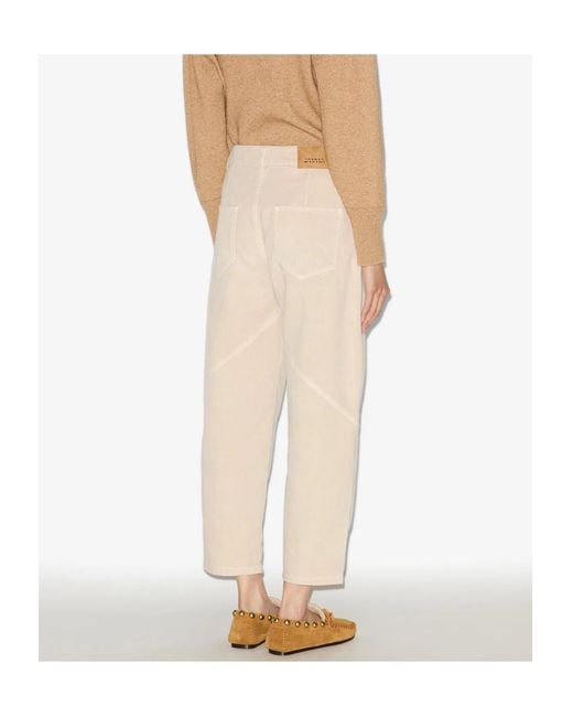 Isabel Marant White Catarina Pants