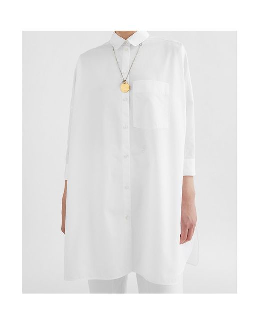 Jil Sander White Sunday Poplin Shirt