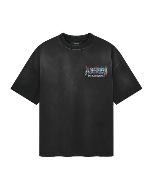Amiri Black Sunny Place Oversized T-Shirt for men
