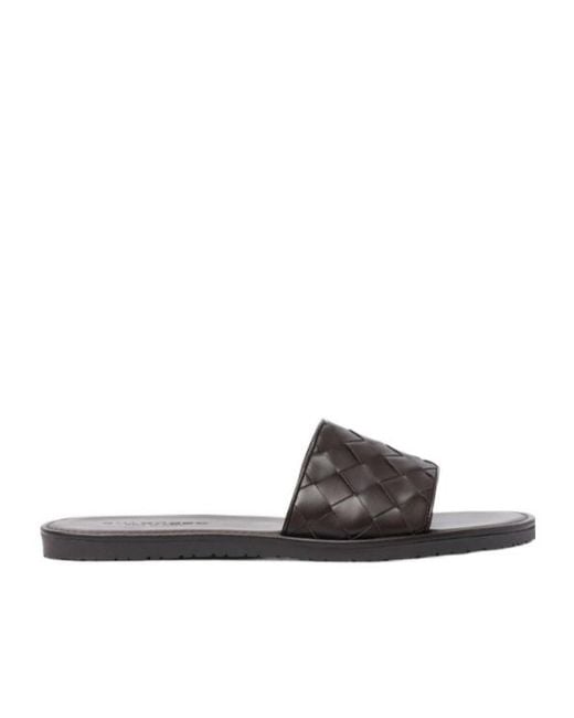Scarosso White Ulisse Woven Sandals for men