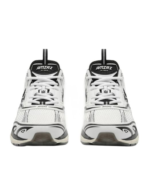 Amiri White M Tech Logo Patch Sneakers for men