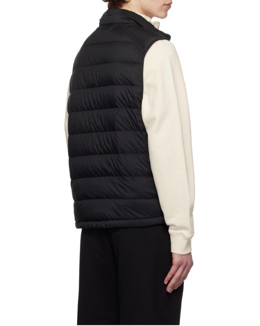 Moncler Black Barthe Down Vest for men