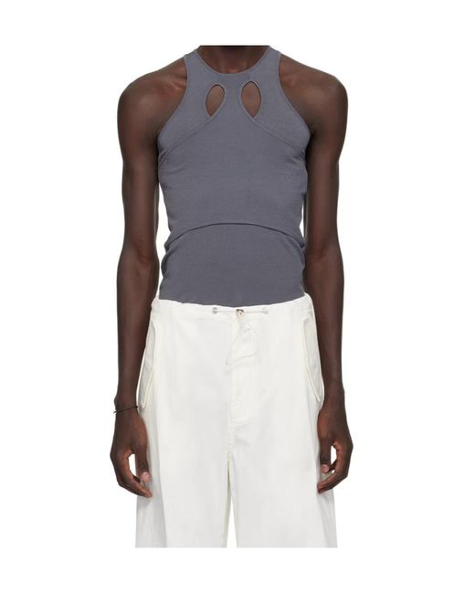 Dion Lee Multicolor Mobius Loop Cut-Out Tank Top for men
