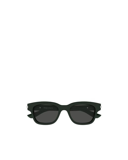McQueen Black Eyewear Square Frame Sunglasses for men