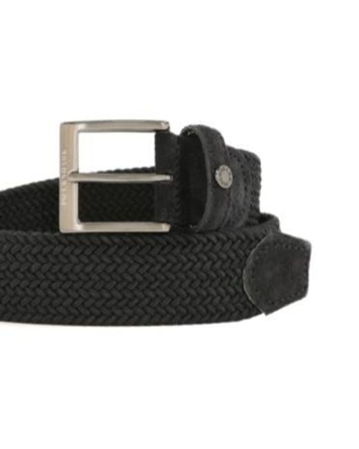Paul & Shark Black Buckle Belt for men
