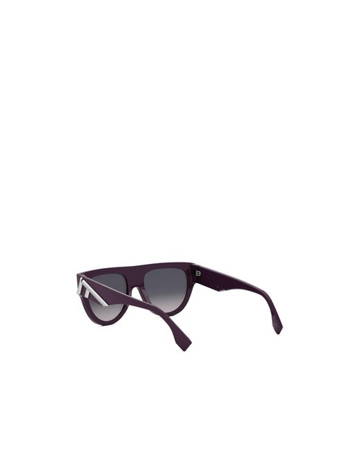 Fendi Multicolor Eyewear Shield Frame Sunglasses