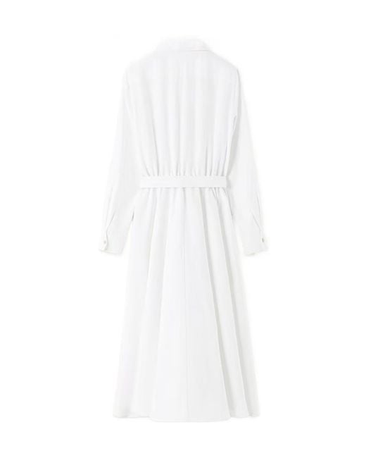 Loro Piana White Adriel Dress