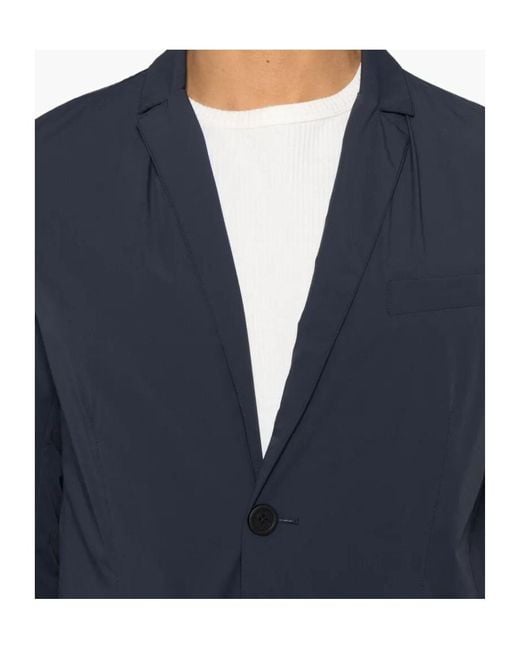 Herno Blue Light Matt Blazer for men