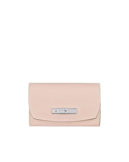 Longchamp Pink Logo Wallet