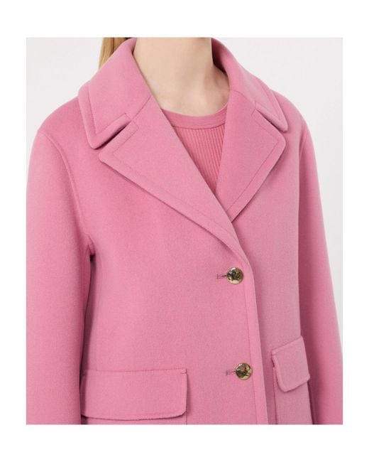 Max Mara Pink 'S Smmsissy Button-Up Coat