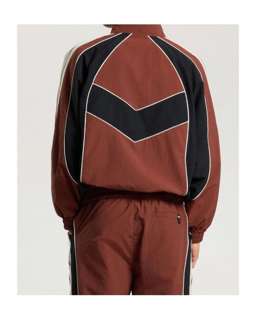 Palm Angels Red Zip-Up Sports Jacket for men