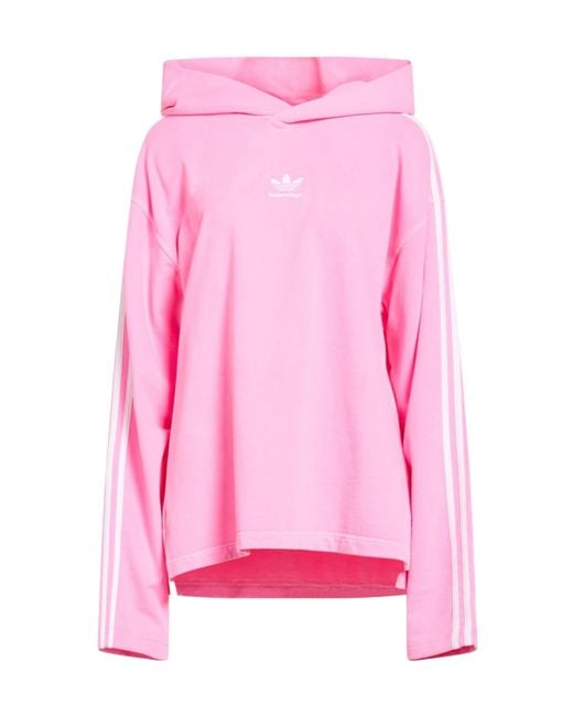 Balenciaga Pink Solid Color Hoodie