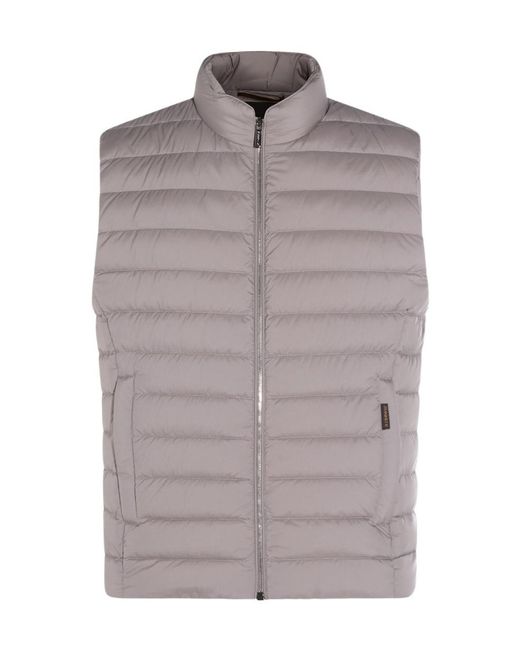 Moorer Gray Calaf-S3 Down Vest for men
