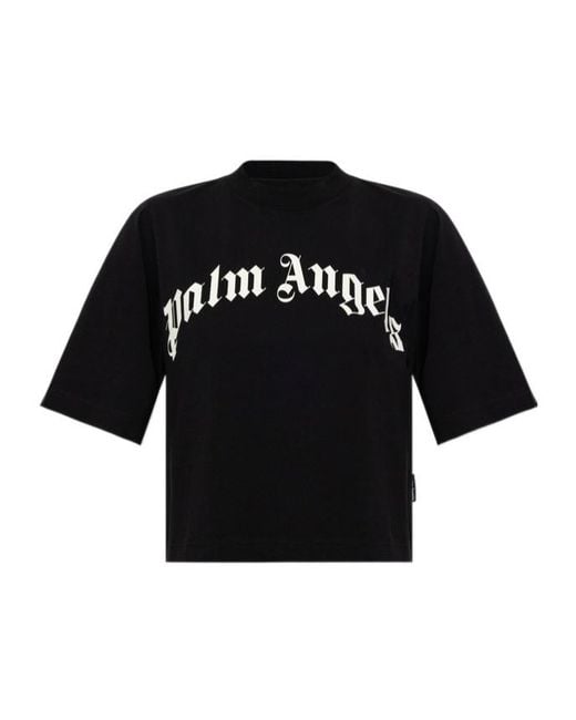 Palm Angels Black Logo T-Shirt