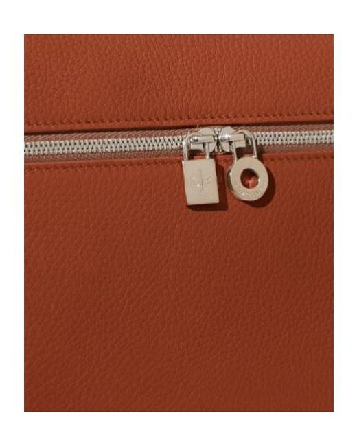 Loro Piana Brown Extra Pocket L27 Handbag