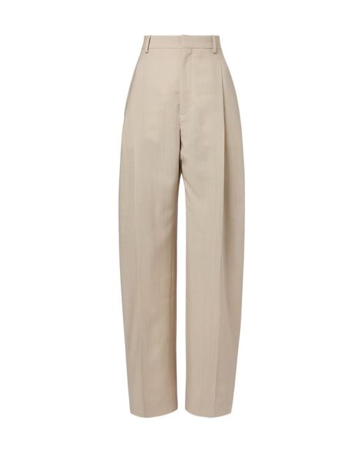 Wardrobe NYC Natural Mid-Rise Straight-Leg Casual Pants