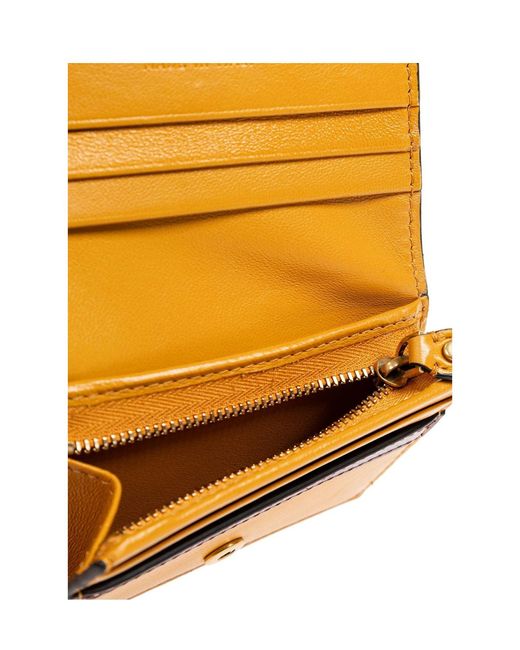 Versace Orange Leather Wallet
