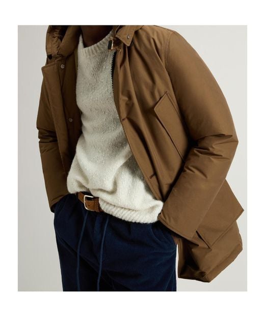 Woolrich Brown Arctic Hooded Parka for men