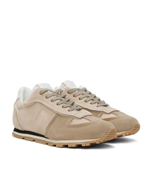 Maison Margiela White Low-Top Leisure Sneakers for men